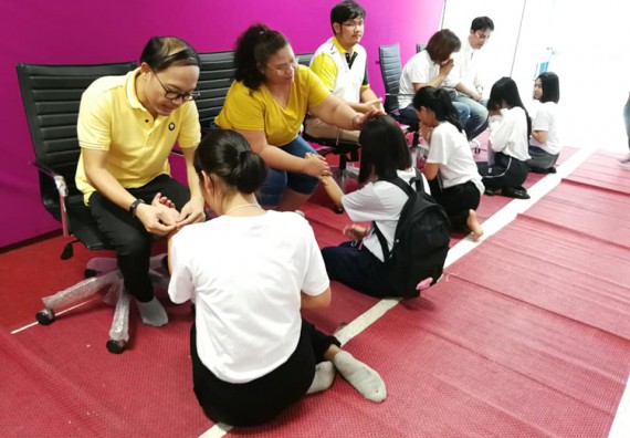 ภาพกิจกรรม โปรแกรมวิชาวิทยาการคอมพิวเตอร์ จัดกิจกรรมสายสัมพันธ์น้องพี่ ทำบุญ และกีฬา ประจำปี 2562