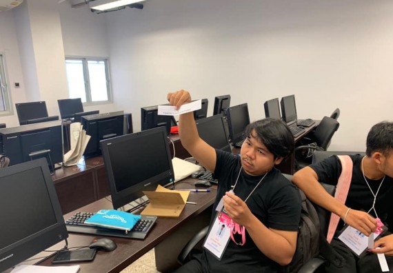 ภาพกิจกรรม โปรแกรมวิชาวิทยาการคอมพิวเตอร์ จัดกิจกรรมเตรียมความพร้อมในการเรียนรู้ในระดับอุดมศึกษาสำหรับนักศึกษาหลักสูตรเทคโนโลยีสารสนเทศ