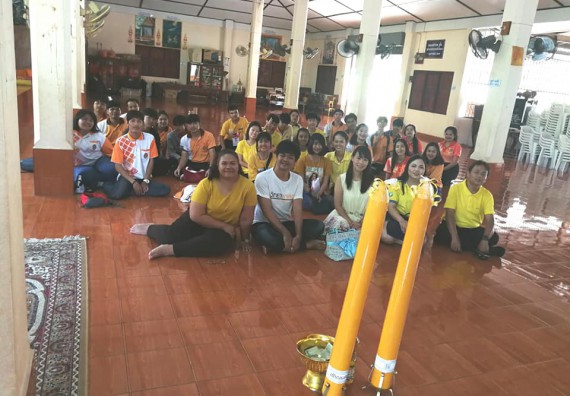 ภาพกิจกรรม โปรแกรมวิชาสาธารณสุขศาสตร์ จัดกิจกรรมแห่เทียนเข้าพรรษา โปรแกรมวิชาสาธารณสุขศาสตร์