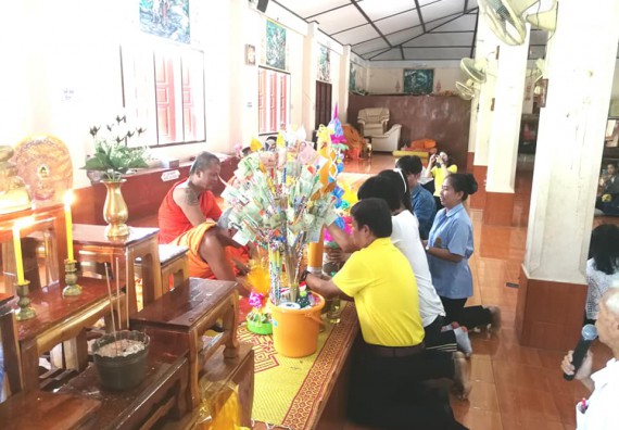 ภาพกิจกรรม โปรแกรมวิชาสาธารณสุขศาสตร์ จัดกิจกรรมแห่เทียนเข้าพรรษา โปรแกรมวิชาสาธารณสุขศาสตร์