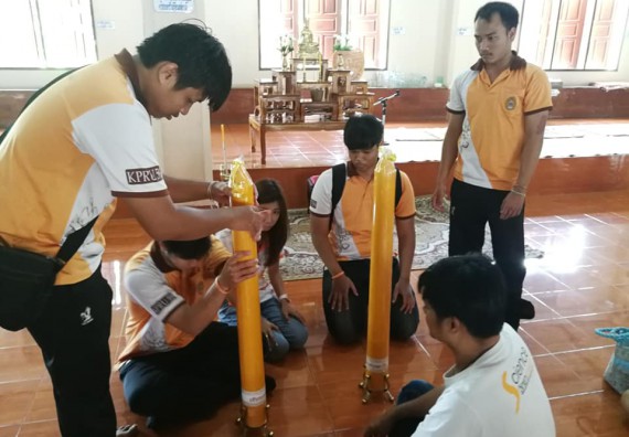 ภาพกิจกรรม โปรแกรมวิชาสาธารณสุขศาสตร์ จัดกิจกรรมแห่เทียนเข้าพรรษา โปรแกรมวิชาสาธารณสุขศาสตร์