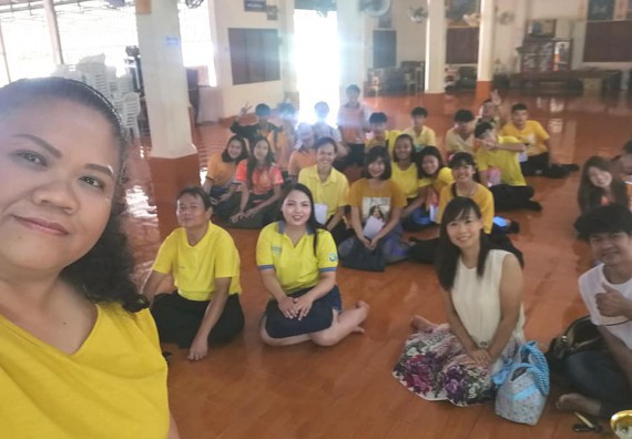 ภาพกิจกรรม หลักสูตรเทคโนโลยีสารสนเทศ จัดกิจกรรมแห่เทียนเข้าพรรษา หลักสูตรเทคโนโลยีสารสนเทศ