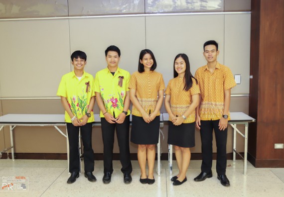 ภาพกิจกรรม อาจารย์ และนักศึกษาคณะวิทยาศาสตร์และเทคโนโลยี เข้าร่วมพิธีไหว้ครู ประจำปีการศึกษา 2562 