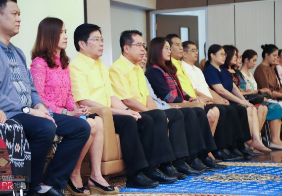 ภาพกิจกรรม อาจารย์ และนักศึกษาคณะวิทยาศาสตร์และเทคโนโลยี เข้าร่วมพิธีไหว้ครู ประจำปีการศึกษา 2562 