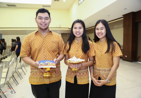 ภาพกิจกรรม อาจารย์ และนักศึกษาคณะวิทยาศาสตร์และเทคโนโลยี เข้าร่วมพิธีไหว้ครู ประจำปีการศึกษา 2562 