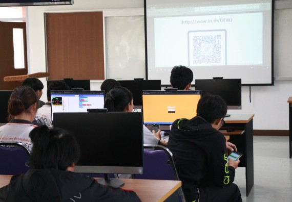 ภาพกิจกรรม  โปรแกรมวิชาวิทยาการคอมพิวเตอร์ จัดอบรมเชิงปฏิบัติการ Micro:bit ช่วงที่ 1