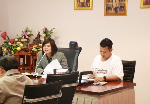 ภาพกิจกรรม คณะวิทยาศาสตร์และเทคโนโลยี จัดประชุม เรื่อง โครงการสัมมนาเชิงปฏิบัติการค่ายอาสาบำเพ็ญประโยชน์เพื่อส่งเสริมสร้างจริยธรรมและบูรณาการการเรียนรู้งานประกันคุณภาพการศึกษา เพื่อทำนุบำรุงศิลปวัฒนธรรม ครั้งที่ 6