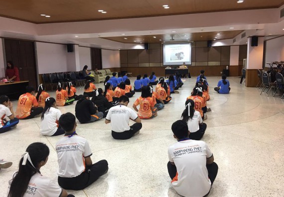 ภาพกิจกรรม โปรแกรมวิชาสาธารณสุขศาสตร์ จัดอบรมศิลปะการป้องกันตัว