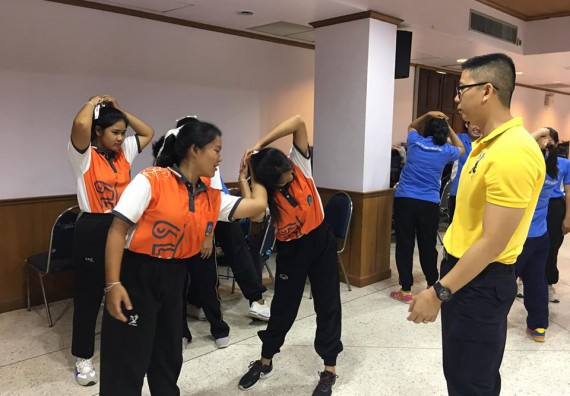 ภาพกิจกรรม โปรแกรมวิชาสาธารณสุขศาสตร์ จัดอบรมศิลปะการป้องกันตัว