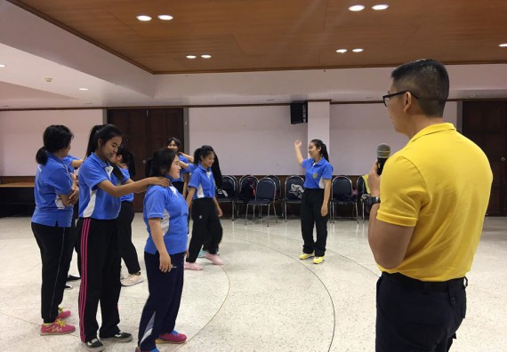 ภาพกิจกรรม โปรแกรมวิชาสาธารณสุขศาสตร์ จัดอบรมศิลปะการป้องกันตัว