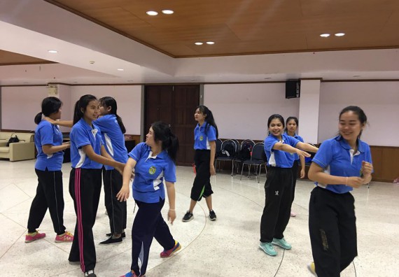 ภาพกิจกรรม โปรแกรมวิชาสาธารณสุขศาสตร์ จัดอบรมศิลปะการป้องกันตัว