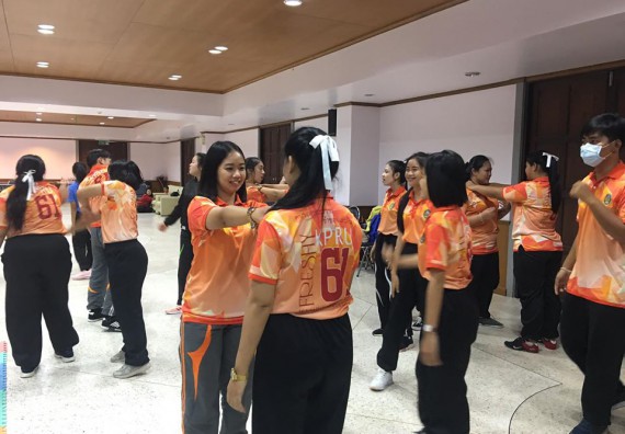 ภาพกิจกรรม โปรแกรมวิชาสาธารณสุขศาสตร์ จัดอบรมศิลปะการป้องกันตัว