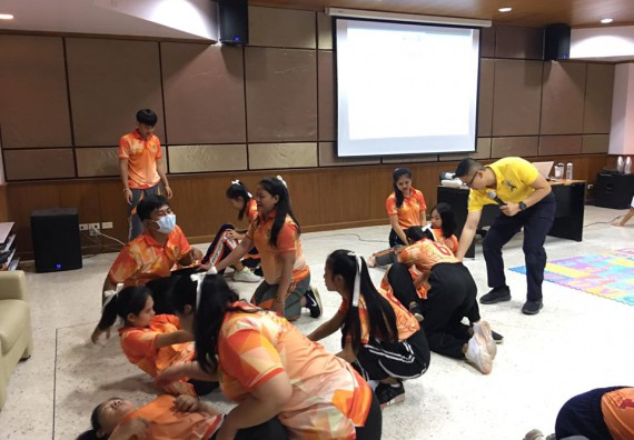 ภาพกิจกรรม โปรแกรมวิชาสาธารณสุขศาสตร์ จัดอบรมศิลปะการป้องกันตัว