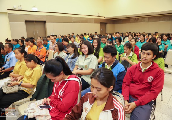 ภาพกิจกรรม คณะวิทยาศาสตร์และเทคโนโลยี เข้าร่วม โครงการป้องกันอัคคีภัยในสถานศึกษา และโครงการลดใช้พลังงาน