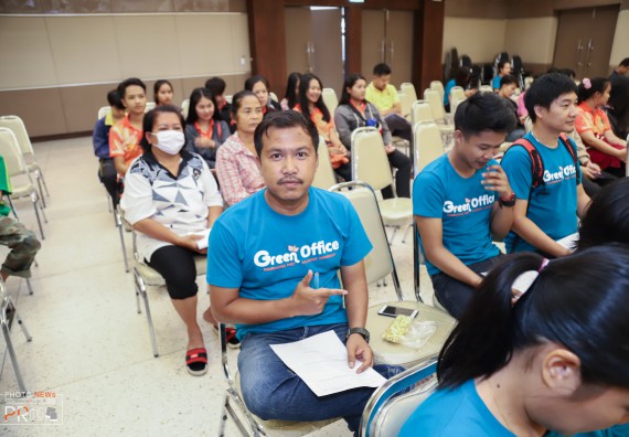 ภาพกิจกรรม คณะวิทยาศาสตร์และเทคโนโลยี เข้าร่วม โครงการป้องกันอัคคีภัยในสถานศึกษา และโครงการลดใช้พลังงาน