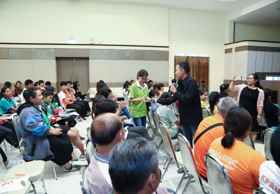 ภาพกิจกรรม คณะวิทยาศาสตร์และเทคโนโลยี เข้าร่วม โครงการป้องกันอัคคีภัยในสถานศึกษา และโครงการลดใช้พลังงาน