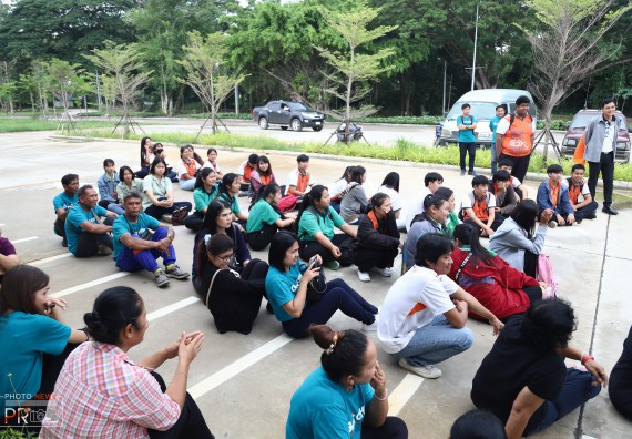 ภาพกิจกรรม คณะวิทยาศาสตร์และเทคโนโลยี เข้าร่วม โครงการป้องกันอัคคีภัยในสถานศึกษา และโครงการลดใช้พลังงาน