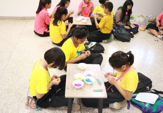 ภาพกิจกรรม คณะวิทยาศาสตร์และเทคโนโลยี จัดค่ายวิทยาศาสตร์โรงเรียนสาธิตฯ