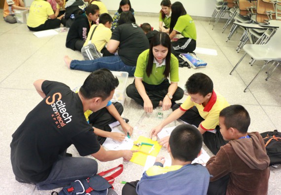 ภาพกิจกรรม คณะวิทยาศาสตร์และเทคโนโลยี จัดค่ายวิทยาศาสตร์โรงเรียนสาธิตฯ