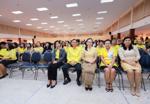 ภาพกิจกรรม คณะวิทยาศาสตร์และเทคโนโลยี เข้าร่วม งานวันพ่อแห่งชาติ และวันคล้ายวันพระบรมราชสมภพพระบาทสมเด็จพระบรมชนกาธิเบศร มหาภูมิพลอดุลยเดชมหาราช บรมนาถบพิตร ประจำปี 2562