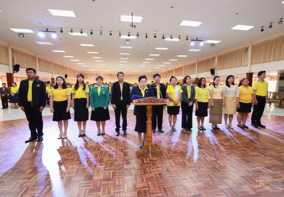 ภาพกิจกรรม คณะวิทยาศาสตร์และเทคโนโลยี เข้าร่วม งานวันพ่อแห่งชาติ และวันคล้ายวันพระบรมราชสมภพพระบาทสมเด็จพระบรมชนกาธิเบศร มหาภูมิพลอดุลยเดชมหาราช บรมนาถบพิตร ประจำปี 2562