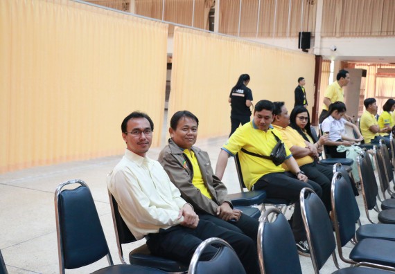 ภาพกิจกรรม คณะวิทยาศาสตร์และเทคโนโลยี เข้าร่วม งานวันพ่อแห่งชาติ และวันคล้ายวันพระบรมราชสมภพพระบาทสมเด็จพระบรมชนกาธิเบศร มหาภูมิพลอดุลยเดชมหาราช บรมนาถบพิตร ประจำปี 2562