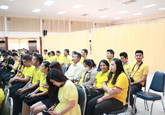 ภาพกิจกรรม คณะวิทยาศาสตร์และเทคโนโลยี เข้าร่วม งานวันพ่อแห่งชาติ และวันคล้ายวันพระบรมราชสมภพพระบาทสมเด็จพระบรมชนกาธิเบศร มหาภูมิพลอดุลยเดชมหาราช บรมนาถบพิตร ประจำปี 2562