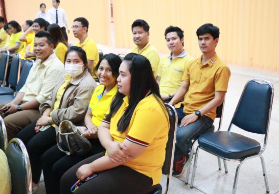 ภาพกิจกรรม คณะวิทยาศาสตร์และเทคโนโลยี เข้าร่วม งานวันพ่อแห่งชาติ และวันคล้ายวันพระบรมราชสมภพพระบาทสมเด็จพระบรมชนกาธิเบศร มหาภูมิพลอดุลยเดชมหาราช บรมนาถบพิตร ประจำปี 2562