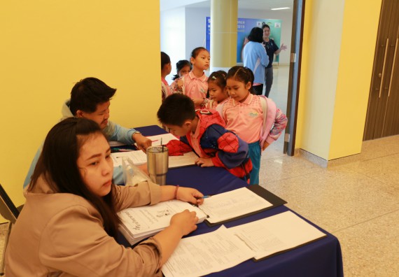 ภาพกิจกรรม คณะวิทยาศาสตร์และเทคโนโลยี จัดโครงการฝึกทักษะการเรียนรู้ค่ายวิทยาศาสตร์ Science 2019