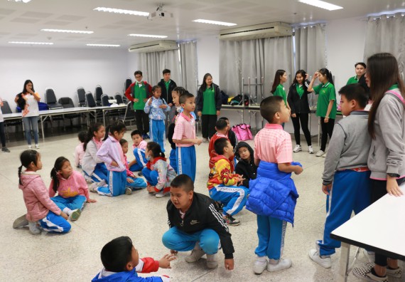 ภาพกิจกรรม คณะวิทยาศาสตร์และเทคโนโลยี จัดโครงการฝึกทักษะการเรียนรู้ค่ายวิทยาศาสตร์ Science 2019