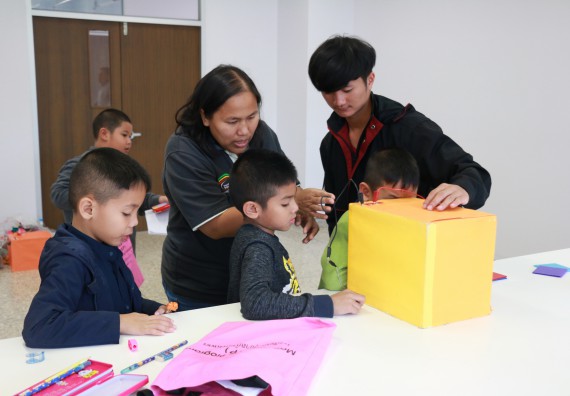 ภาพกิจกรรม คณะวิทยาศาสตร์และเทคโนโลยี จัดโครงการฝึกทักษะการเรียนรู้ค่ายวิทยาศาสตร์ Science 2019