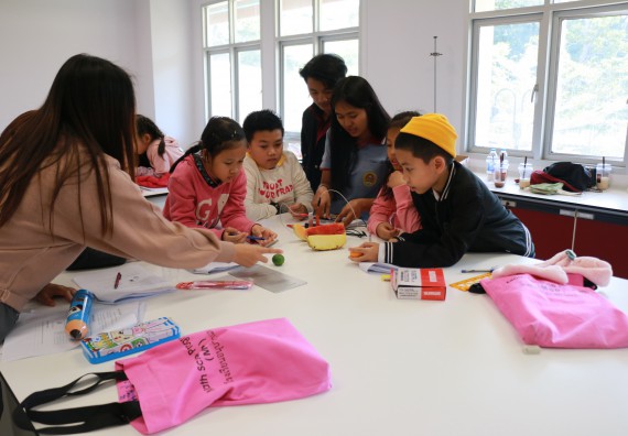 ภาพกิจกรรม คณะวิทยาศาสตร์และเทคโนโลยี จัดโครงการฝึกทักษะการเรียนรู้ค่ายวิทยาศาสตร์ Science 2019