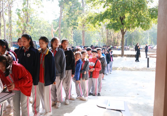 ภาพกิจกรรม คณะวิทยาศาสตร์และเทคโนโลยี จัดโครงการ ECY-CAMP (Environmental Conservation Youth Camp)“ค่ายพัฒนาศักยภาพการเรียนรู้ของนักเรียนด้านวิทยาศาสตร์และสิ่งแวดล้อม