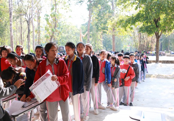 ภาพกิจกรรม คณะวิทยาศาสตร์และเทคโนโลยี จัดโครงการ ECY-CAMP (Environmental Conservation Youth Camp)“ค่ายพัฒนาศักยภาพการเรียนรู้ของนักเรียนด้านวิทยาศาสตร์และสิ่งแวดล้อม