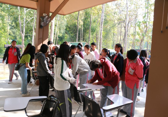 ภาพกิจกรรม คณะวิทยาศาสตร์และเทคโนโลยี จัดโครงการ ECY-CAMP (Environmental Conservation Youth Camp)“ค่ายพัฒนาศักยภาพการเรียนรู้ของนักเรียนด้านวิทยาศาสตร์และสิ่งแวดล้อม