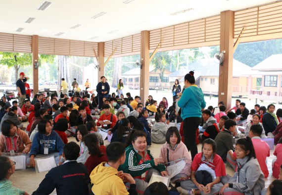 ภาพกิจกรรม คณะวิทยาศาสตร์และเทคโนโลยี จัดโครงการ ECY-CAMP (Environmental Conservation Youth Camp)“ค่ายพัฒนาศักยภาพการเรียนรู้ของนักเรียนด้านวิทยาศาสตร์และสิ่งแวดล้อม
