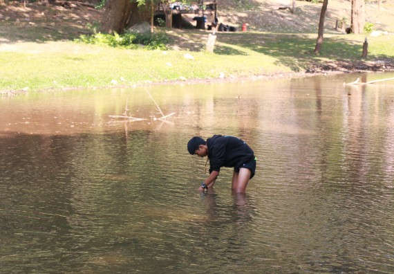 ภาพกิจกรรม คณะวิทยาศาสตร์และเทคโนโลยี จัดโครงการ ECY-CAMP (Environmental Conservation Youth Camp)“ค่ายพัฒนาศักยภาพการเรียนรู้ของนักเรียนด้านวิทยาศาสตร์และสิ่งแวดล้อม