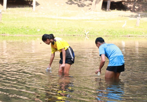 ภาพกิจกรรม คณะวิทยาศาสตร์และเทคโนโลยี จัดโครงการ ECY-CAMP (Environmental Conservation Youth Camp)“ค่ายพัฒนาศักยภาพการเรียนรู้ของนักเรียนด้านวิทยาศาสตร์และสิ่งแวดล้อม