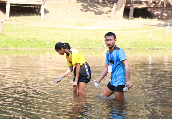 ภาพกิจกรรม คณะวิทยาศาสตร์และเทคโนโลยี จัดโครงการ ECY-CAMP (Environmental Conservation Youth Camp)“ค่ายพัฒนาศักยภาพการเรียนรู้ของนักเรียนด้านวิทยาศาสตร์และสิ่งแวดล้อม