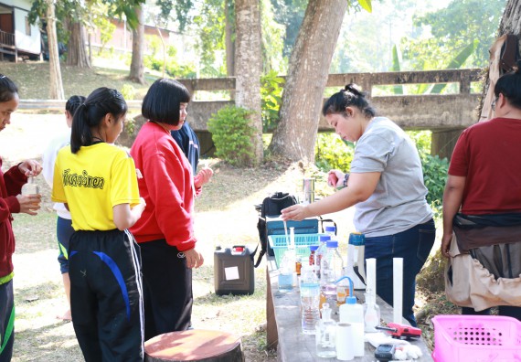 ภาพกิจกรรม คณะวิทยาศาสตร์และเทคโนโลยี จัดโครงการ ECY-CAMP (Environmental Conservation Youth Camp)“ค่ายพัฒนาศักยภาพการเรียนรู้ของนักเรียนด้านวิทยาศาสตร์และสิ่งแวดล้อม