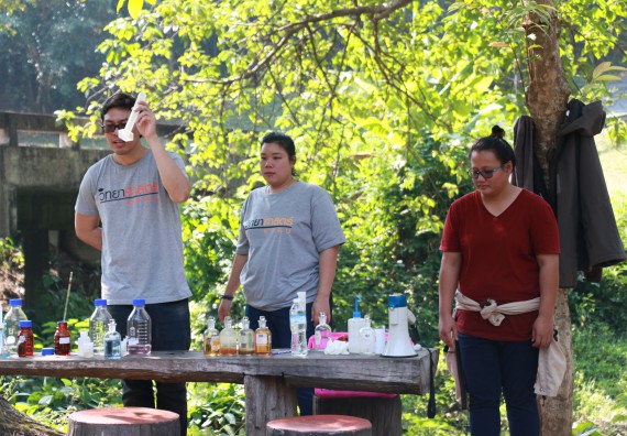 ภาพกิจกรรม คณะวิทยาศาสตร์และเทคโนโลยี จัดโครงการ ECY-CAMP (Environmental Conservation Youth Camp)“ค่ายพัฒนาศักยภาพการเรียนรู้ของนักเรียนด้านวิทยาศาสตร์และสิ่งแวดล้อม