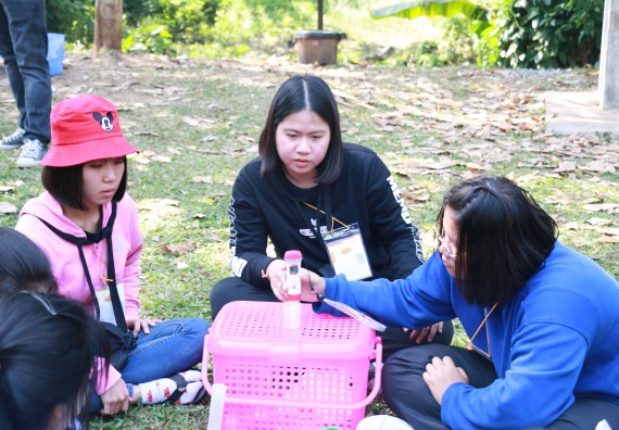 ภาพกิจกรรม คณะวิทยาศาสตร์และเทคโนโลยี จัดโครงการ ECY-CAMP (Environmental Conservation Youth Camp)“ค่ายพัฒนาศักยภาพการเรียนรู้ของนักเรียนด้านวิทยาศาสตร์และสิ่งแวดล้อม