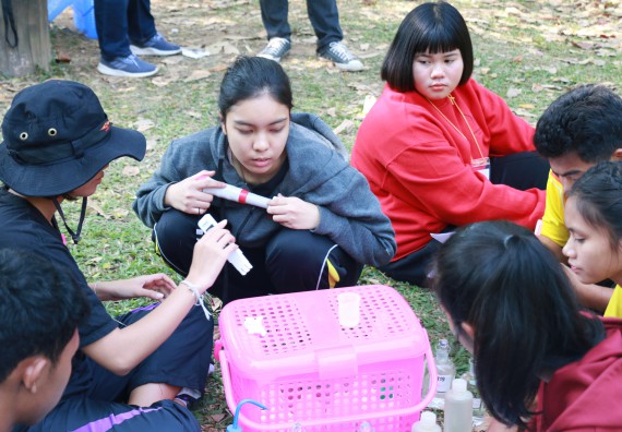 ภาพกิจกรรม คณะวิทยาศาสตร์และเทคโนโลยี จัดโครงการ ECY-CAMP (Environmental Conservation Youth Camp)“ค่ายพัฒนาศักยภาพการเรียนรู้ของนักเรียนด้านวิทยาศาสตร์และสิ่งแวดล้อม