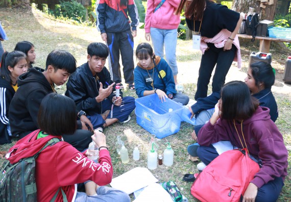 ภาพกิจกรรม คณะวิทยาศาสตร์และเทคโนโลยี จัดโครงการ ECY-CAMP (Environmental Conservation Youth Camp)“ค่ายพัฒนาศักยภาพการเรียนรู้ของนักเรียนด้านวิทยาศาสตร์และสิ่งแวดล้อม