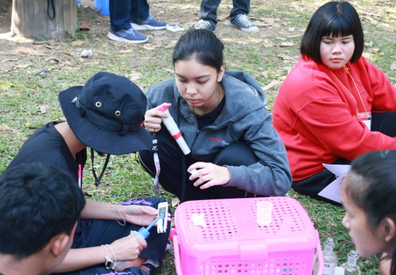 ภาพกิจกรรม คณะวิทยาศาสตร์และเทคโนโลยี จัดโครงการ ECY-CAMP (Environmental Conservation Youth Camp)“ค่ายพัฒนาศักยภาพการเรียนรู้ของนักเรียนด้านวิทยาศาสตร์และสิ่งแวดล้อม