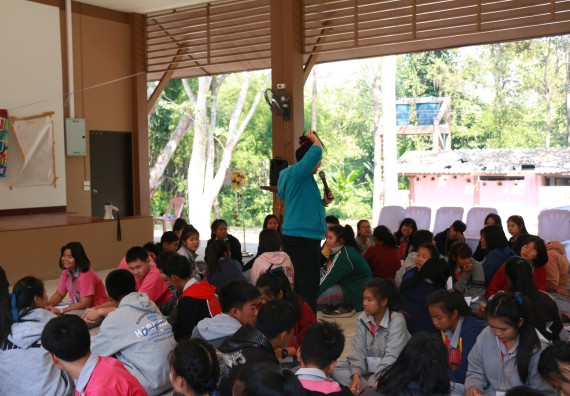 ภาพกิจกรรม คณะวิทยาศาสตร์และเทคโนโลยี จัดโครงการ ECY-CAMP (Environmental Conservation Youth Camp)“ค่ายพัฒนาศักยภาพการเรียนรู้ของนักเรียนด้านวิทยาศาสตร์และสิ่งแวดล้อม