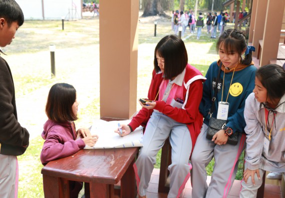 ภาพกิจกรรม คณะวิทยาศาสตร์และเทคโนโลยี จัดโครงการ ECY-CAMP (Environmental Conservation Youth Camp)“ค่ายพัฒนาศักยภาพการเรียนรู้ของนักเรียนด้านวิทยาศาสตร์และสิ่งแวดล้อม
