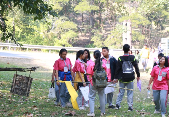 ภาพกิจกรรม คณะวิทยาศาสตร์และเทคโนโลยี จัดโครงการ ECY-CAMP (Environmental Conservation Youth Camp)“ค่ายพัฒนาศักยภาพการเรียนรู้ของนักเรียนด้านวิทยาศาสตร์และสิ่งแวดล้อม