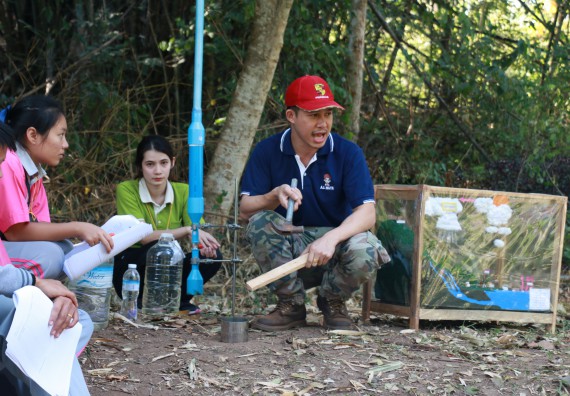 ภาพกิจกรรม คณะวิทยาศาสตร์และเทคโนโลยี จัดโครงการ ECY-CAMP (Environmental Conservation Youth Camp)“ค่ายพัฒนาศักยภาพการเรียนรู้ของนักเรียนด้านวิทยาศาสตร์และสิ่งแวดล้อม