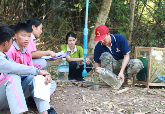 ภาพกิจกรรม คณะวิทยาศาสตร์และเทคโนโลยี จัดโครงการ ECY-CAMP (Environmental Conservation Youth Camp)“ค่ายพัฒนาศักยภาพการเรียนรู้ของนักเรียนด้านวิทยาศาสตร์และสิ่งแวดล้อม
